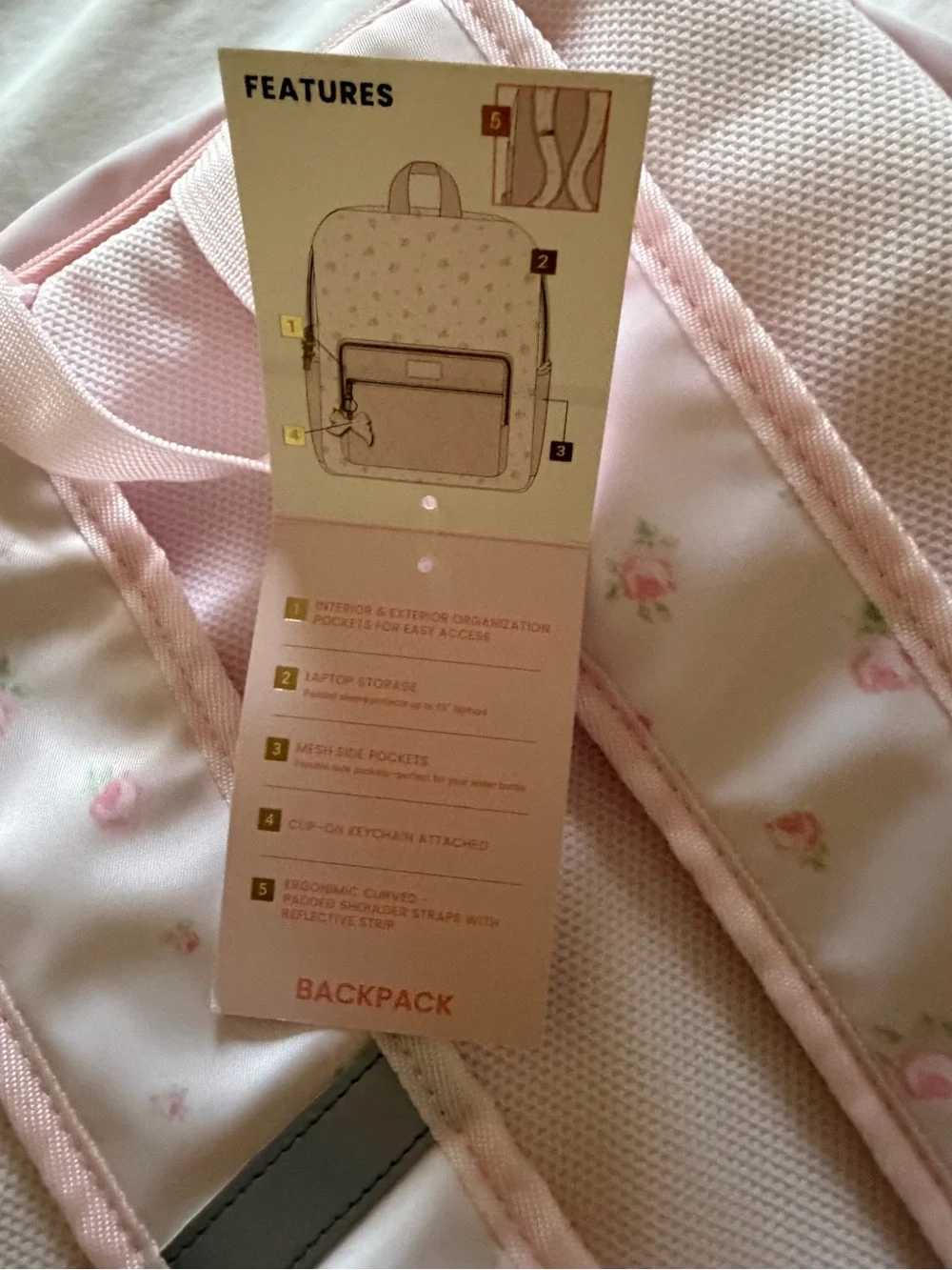 LoveShackFancy x Target Backpack Ballet Bloom New